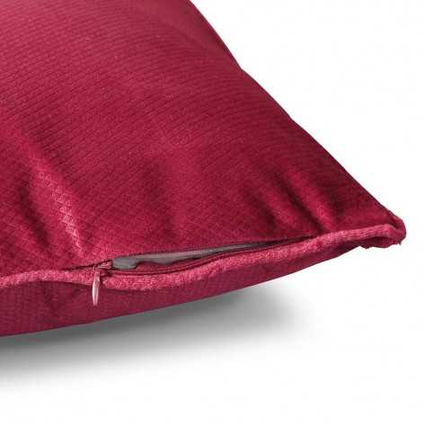 Cojín rectangular 30x50cm Malaga Rojo - Funda + Relleno comprar-cojines-rectangulares-lisos