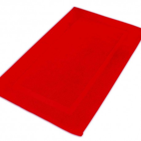 Alfombra de baño roja 870gr alfombras-de-bano-de-algodon