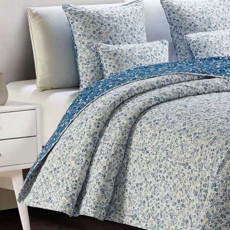 Colcha Bouti Cayetana azul 240x270