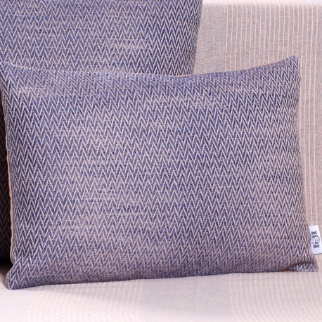 Cojín rectangular 30x50cm Billie azul indigo - funda + relleno cojines-decorativos