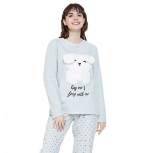 Pijama polar Koala perla