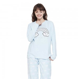 Pijama polar Arcoiris celeste