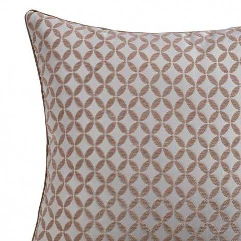 Cojín cuadrante jacquard chenilla Elsa arena/blanco 45x45cm - funda + relleno Cojín cuadrante jacquard chenilla Elsa arena/blanco 45x45cm - funda + relleno