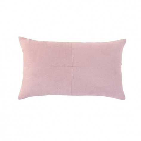 Cojín rectangular 30x50 Ante rosa palo - funda + relleno comprar-cojines-rectangulares-lisos