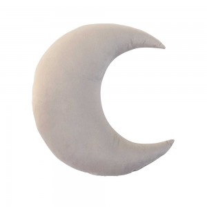 Cojín Luna terciopelo perla...