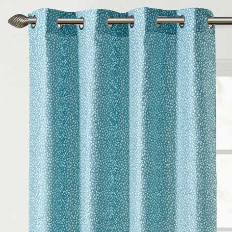 Cortina Margarita verde comprar-cortinas-estampadas