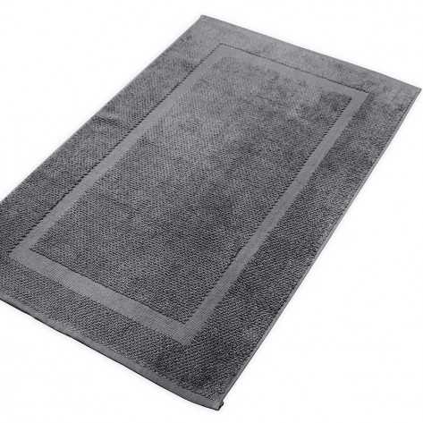 Alfombra de baño gris marengo 870gr alfombras-de-bano-de-algodon