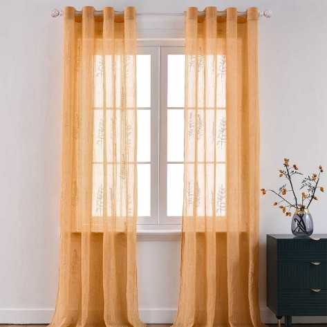 Cortina Rama mostaza comprar-cortinas-semitranslucidas