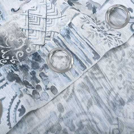 Cortina visillo Elda azul comprar-cortinas-semitranslucidas