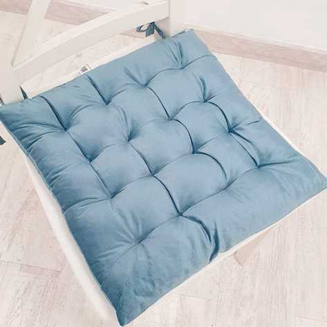 Cojín de silla 40x40 índigo - Funda + Relleno comprar-cojines-para-sillas