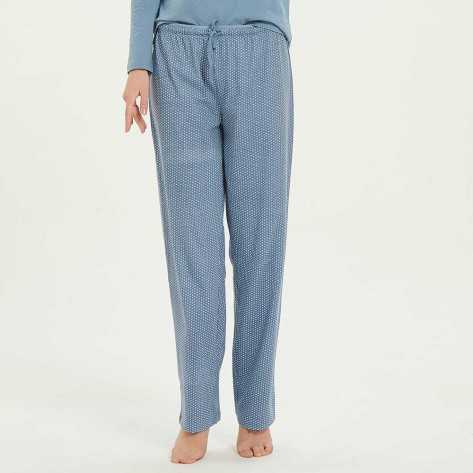 Pijama largo algodón Tango indigo pijamas-mujer