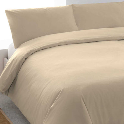 Capa de edredom lisa de algodão