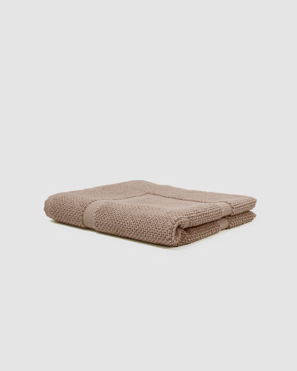 Alfombra de baño lisa 870gr topo