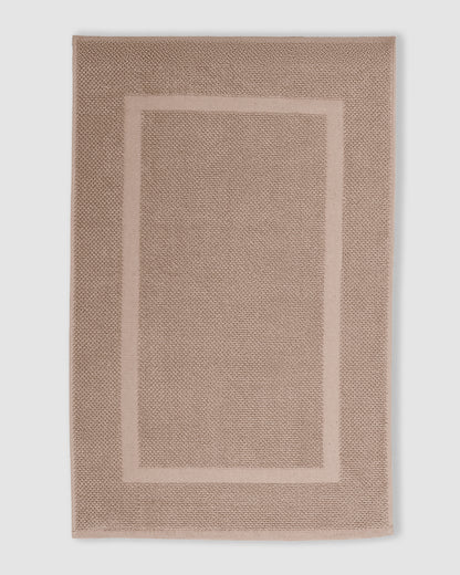 Alfombra de baño lisa 870gr topo