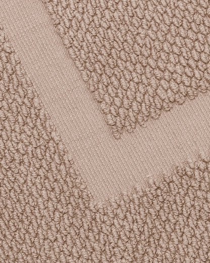 Alfombra de baño lisa 870gr topo