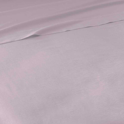 Conjunto de lençóis de algodão cor malva