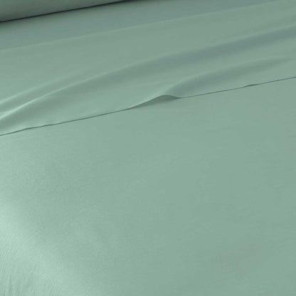 Juego de sábanas algodón verde tiffany