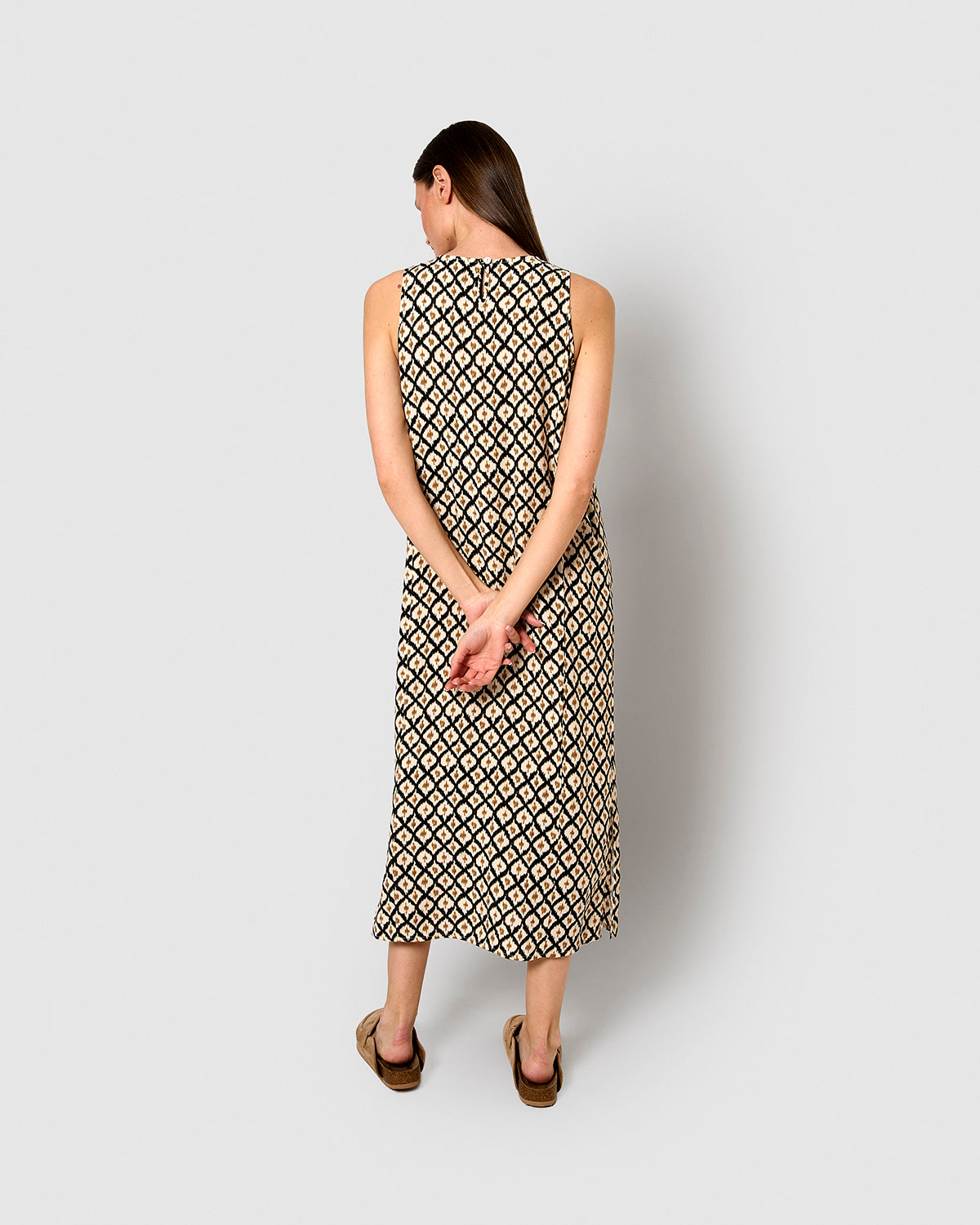 Vestido largo viscosa sammy negro