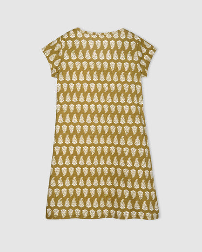 Camisón corto de algodón naveira cuerda