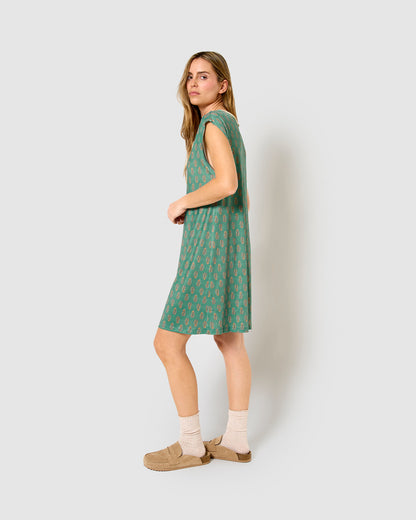 Vestido corto soft uma azul