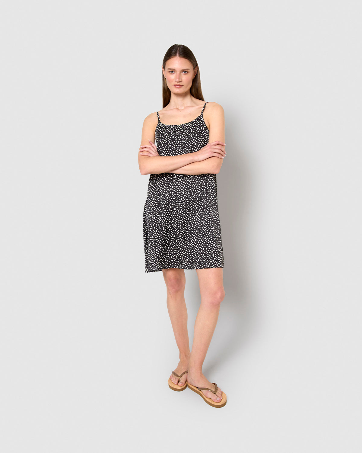 Vestido corto satén hanami negro