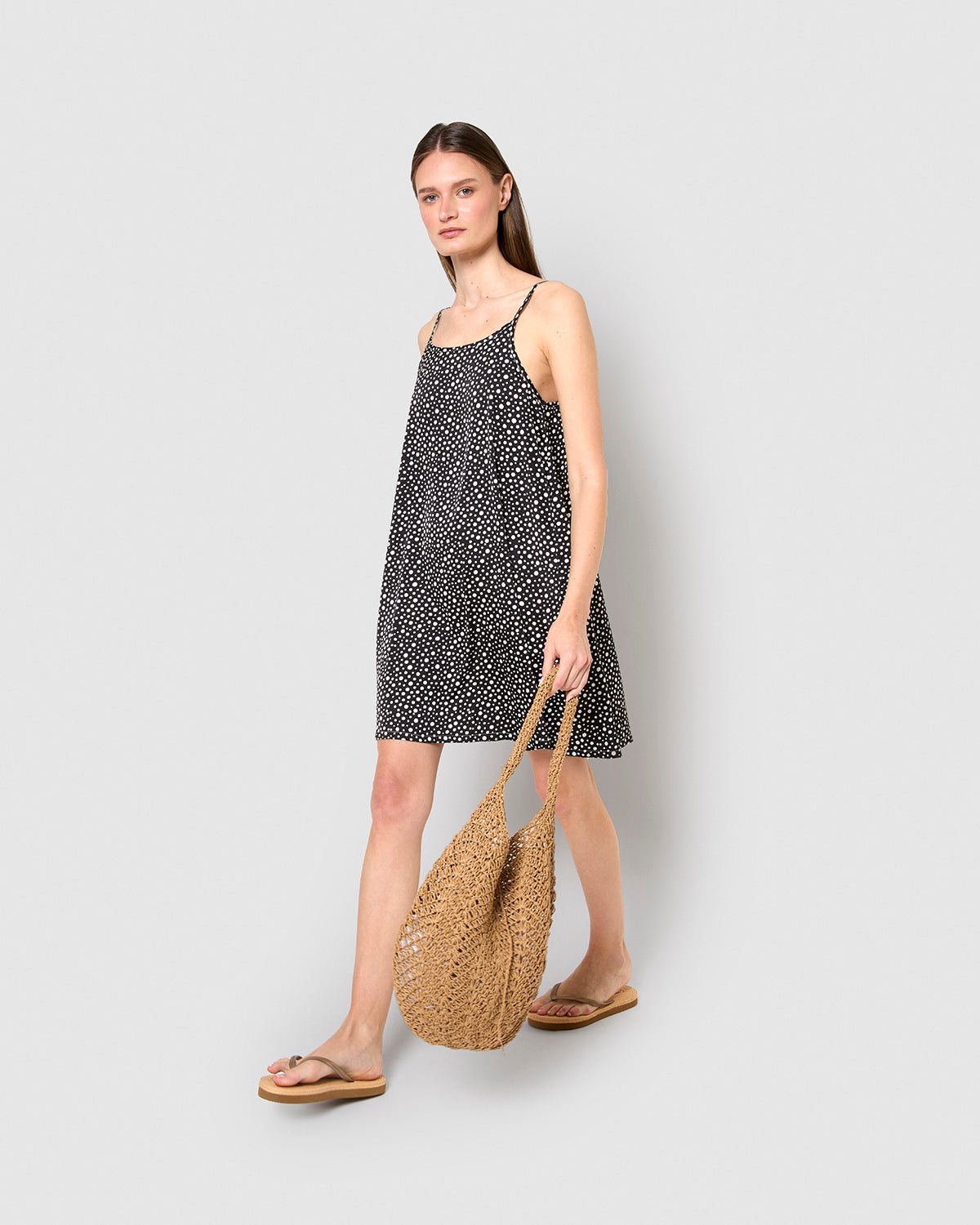 Vestido corto satén hanami negro