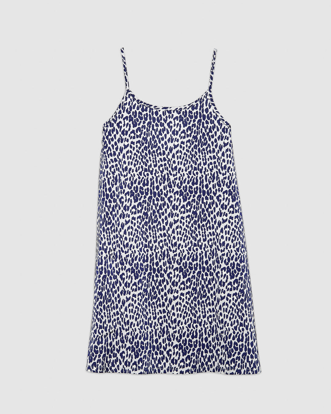 Vestido corto satén mesy azul