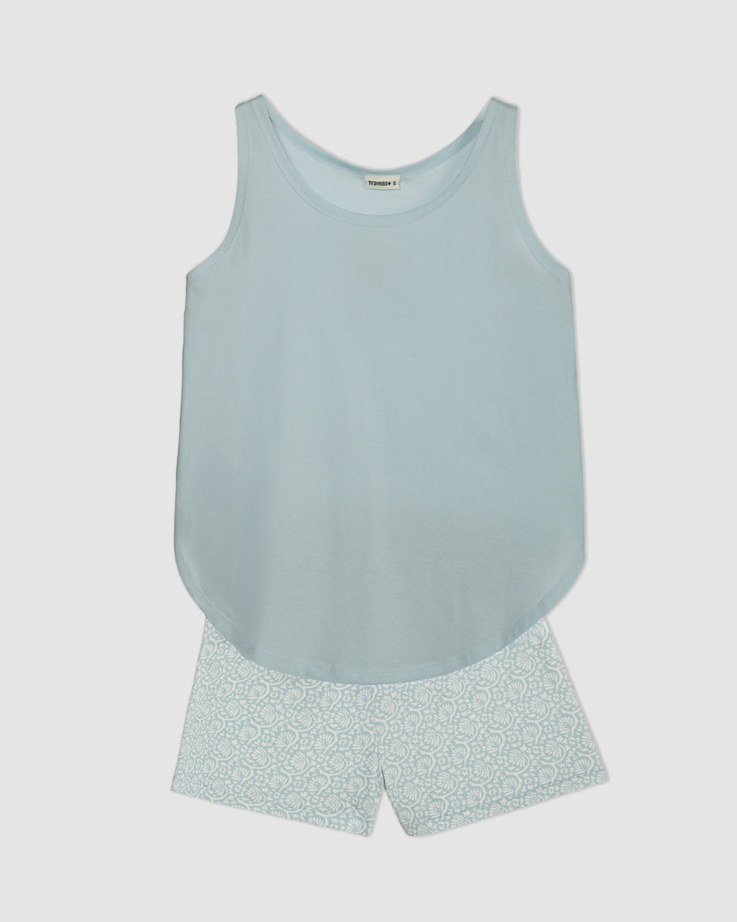 Pijama tirantes viscosa diya verde azulado