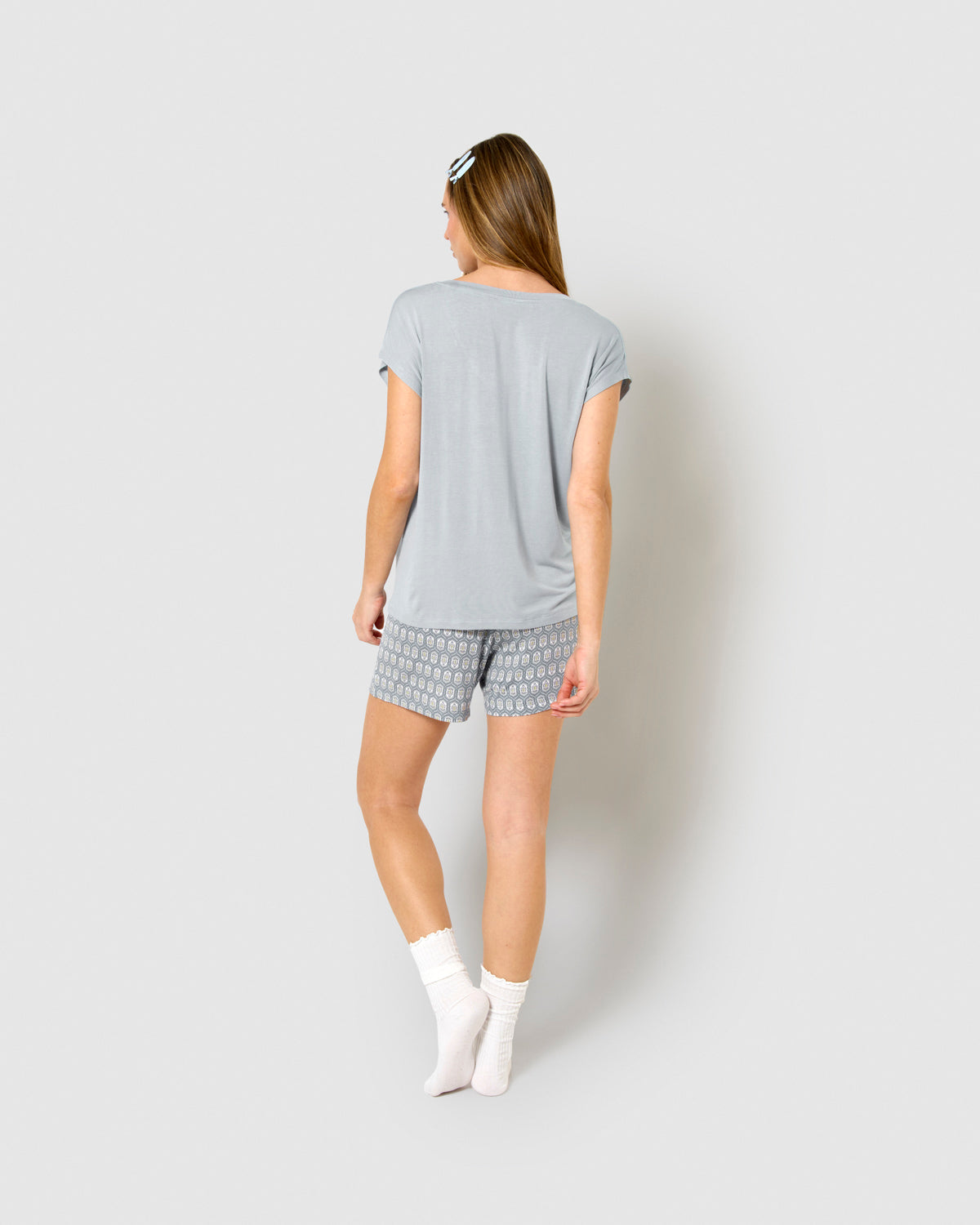 Pijama corto viscosa frodo agua marina