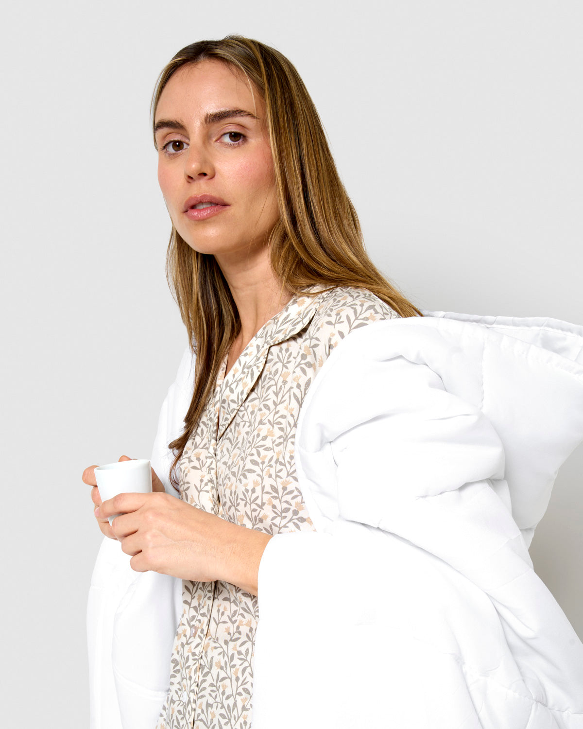 Pijama corto camisero viscosa eureka verde seco