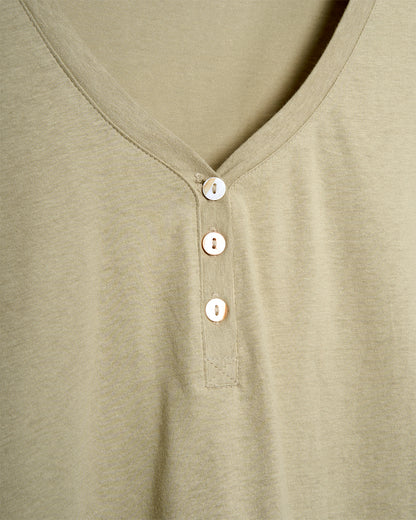 Pijama corto algodón mandolia verde cacería