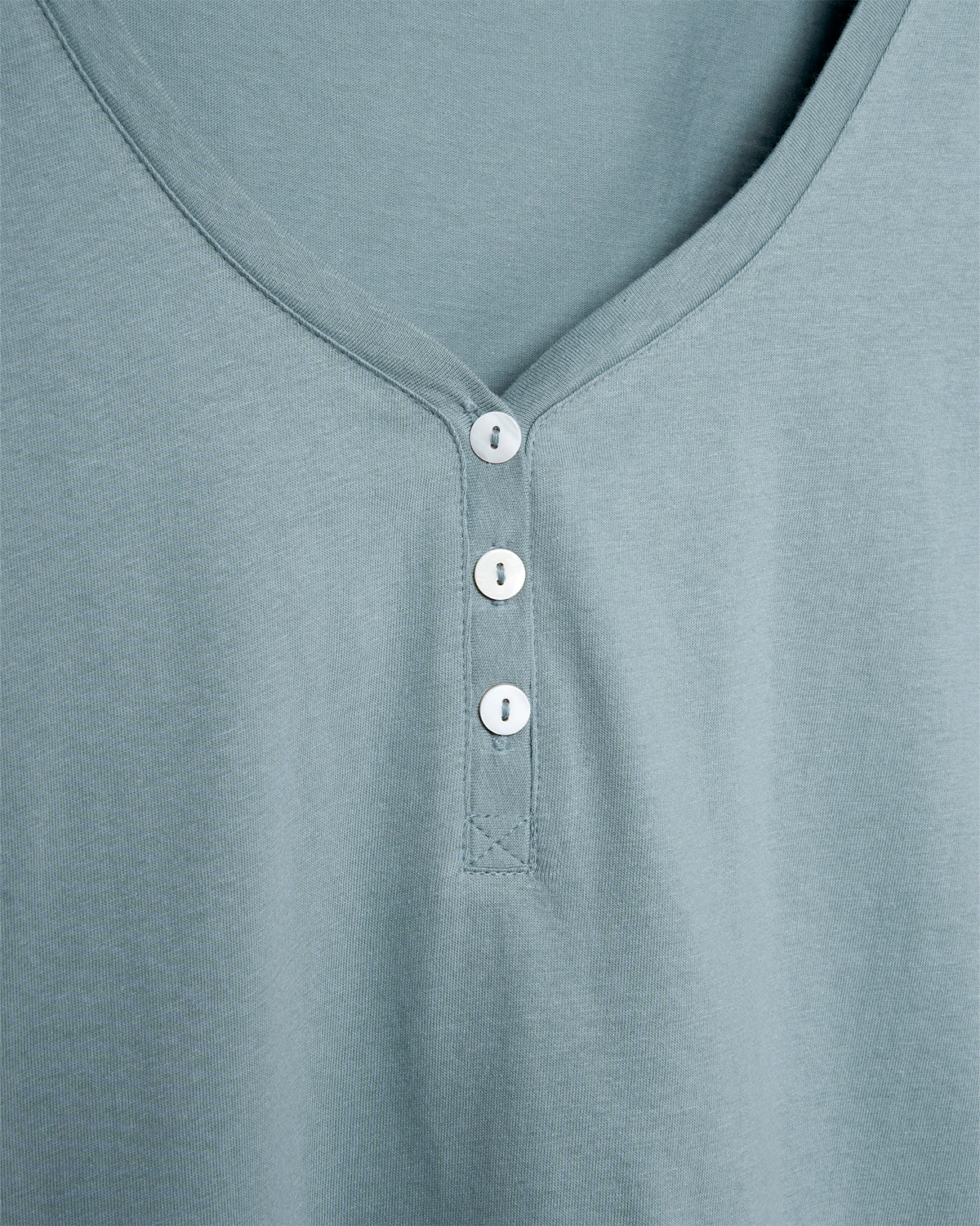 Pijama corto algodón tiara azul agua
