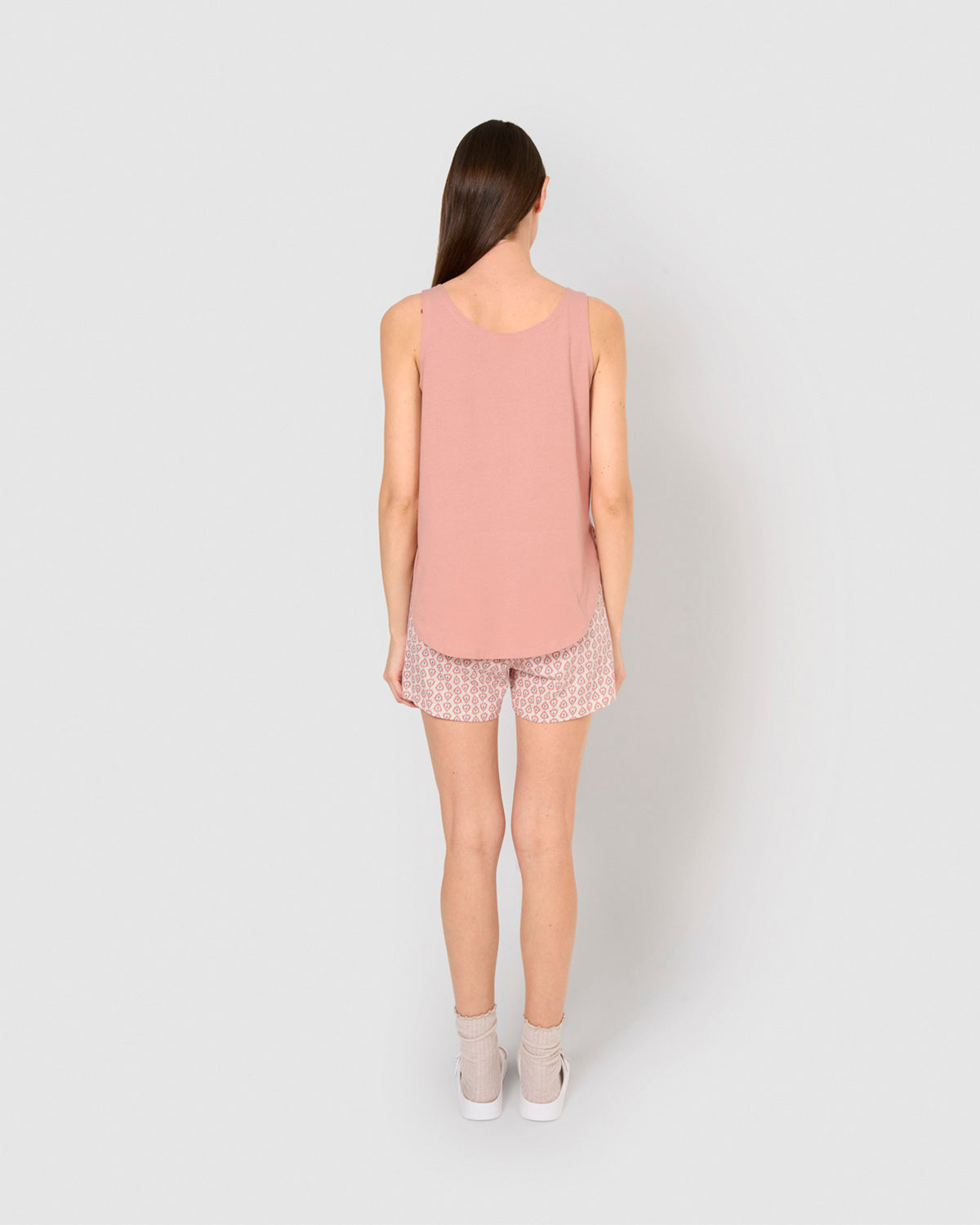 Pìjama tirantes algodón febo rosa