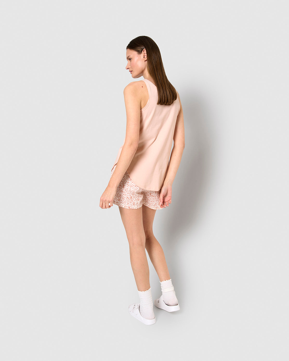 Pijama tirantes algodón nicosia rosa palo