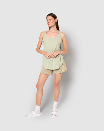 Pijama tirantes algodón kamala verde caceria