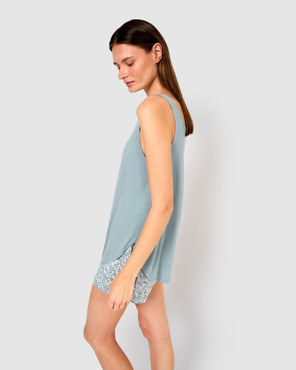 Pijama tirantes viscosa sorine azul