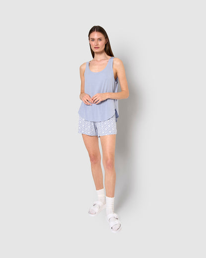 Pijama tirantes viscosa amira índigo