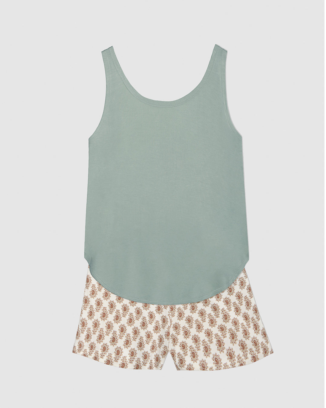 Pijama tirantes viscosa noor verde