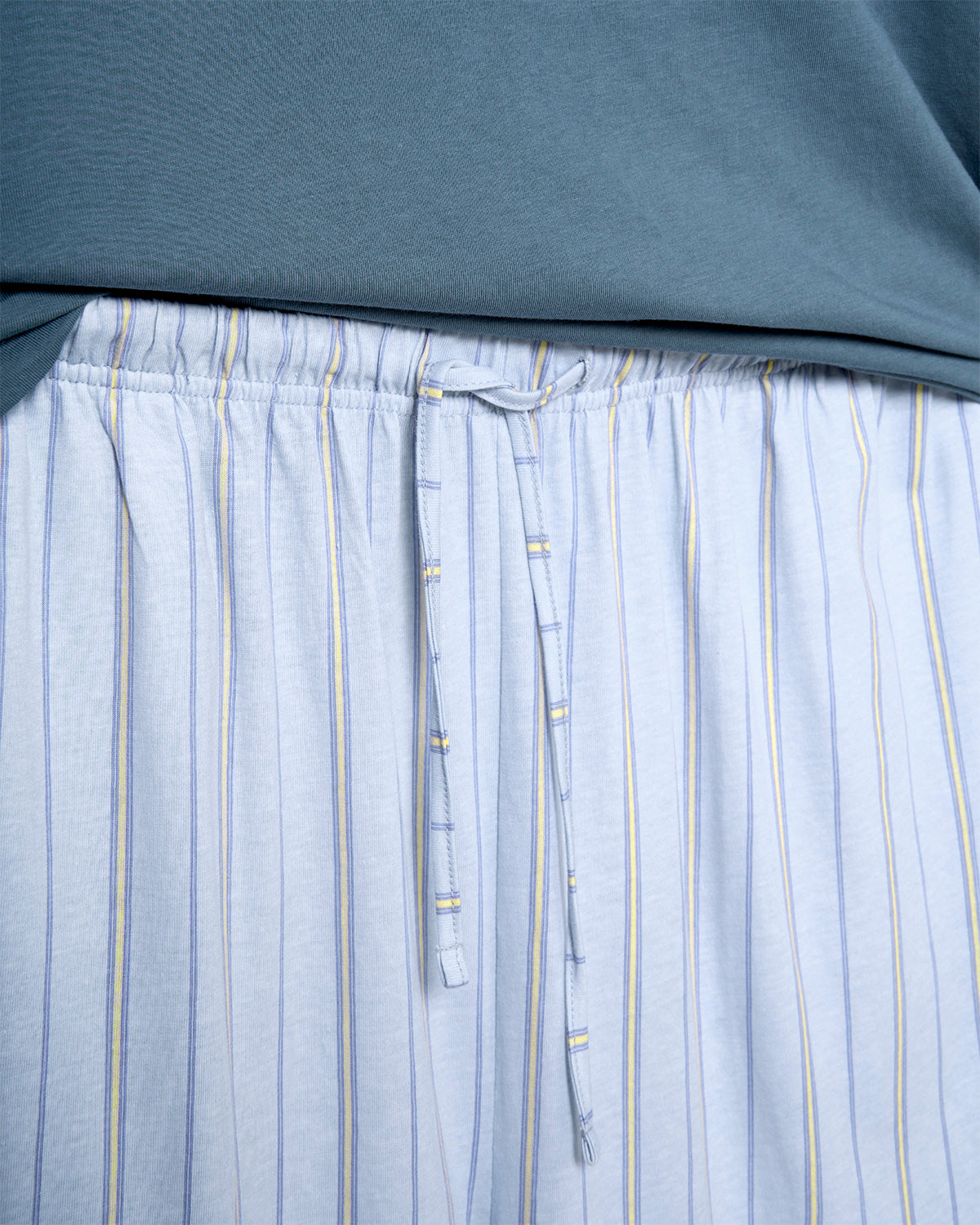Pijama largo algodón raya romanus azul marino