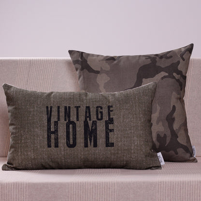 Conjunto de 2 capas de almofada camufladas