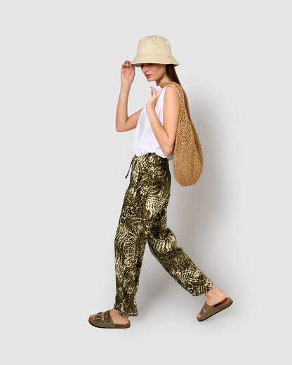 Pantalón viscosa jai verde
