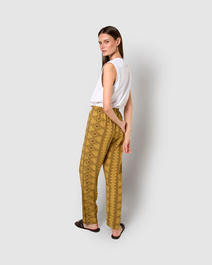 Pantalón viscosa ripley verde