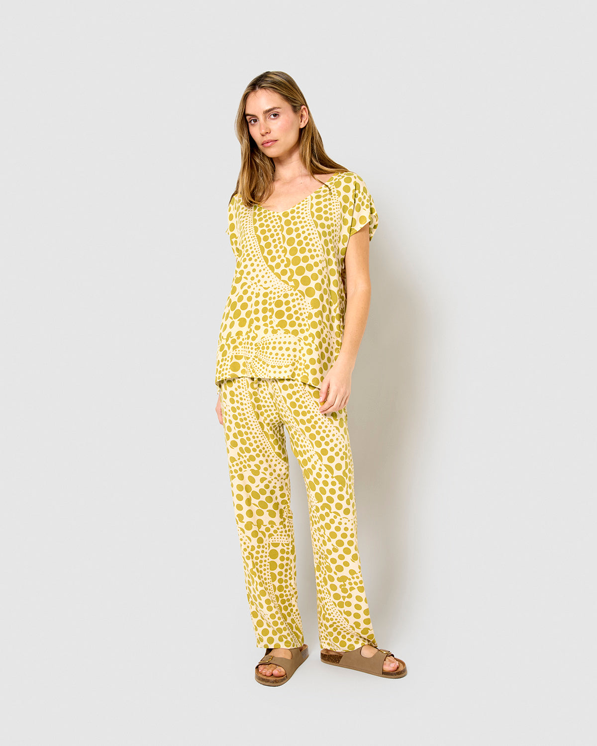 Blusa viscosa terito limón