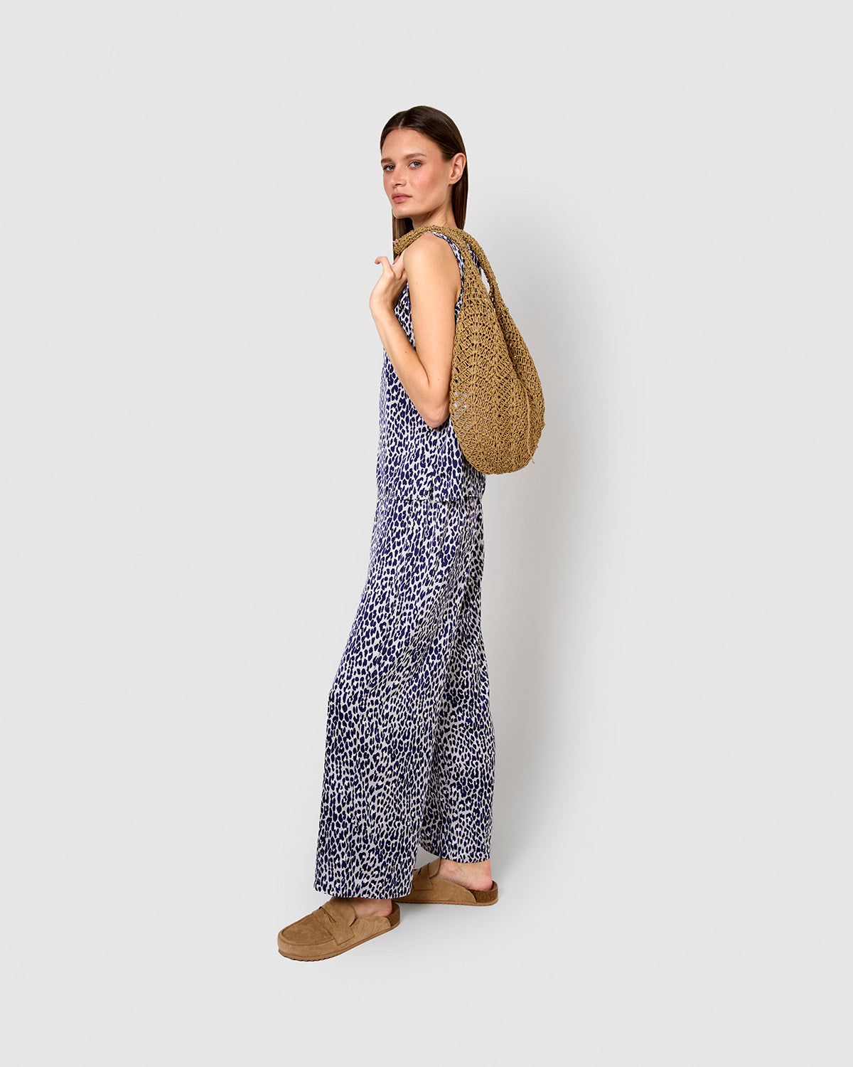 Set satinado mesy azul