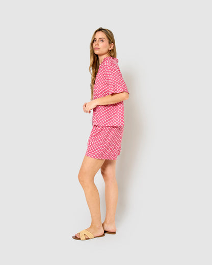 Set de viscose neville rosa