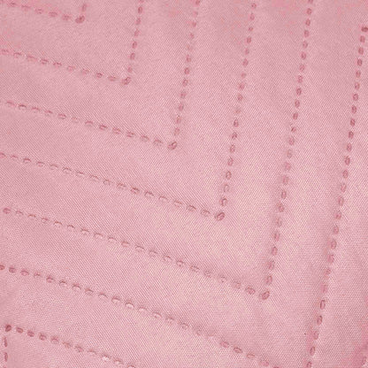 Cojín liso zig-zag malva