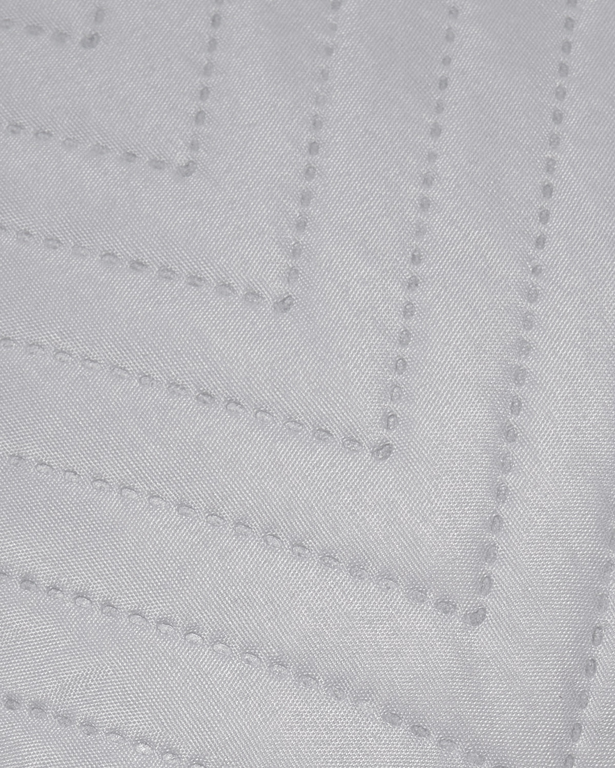 Cojín liso zig-zag gris perla