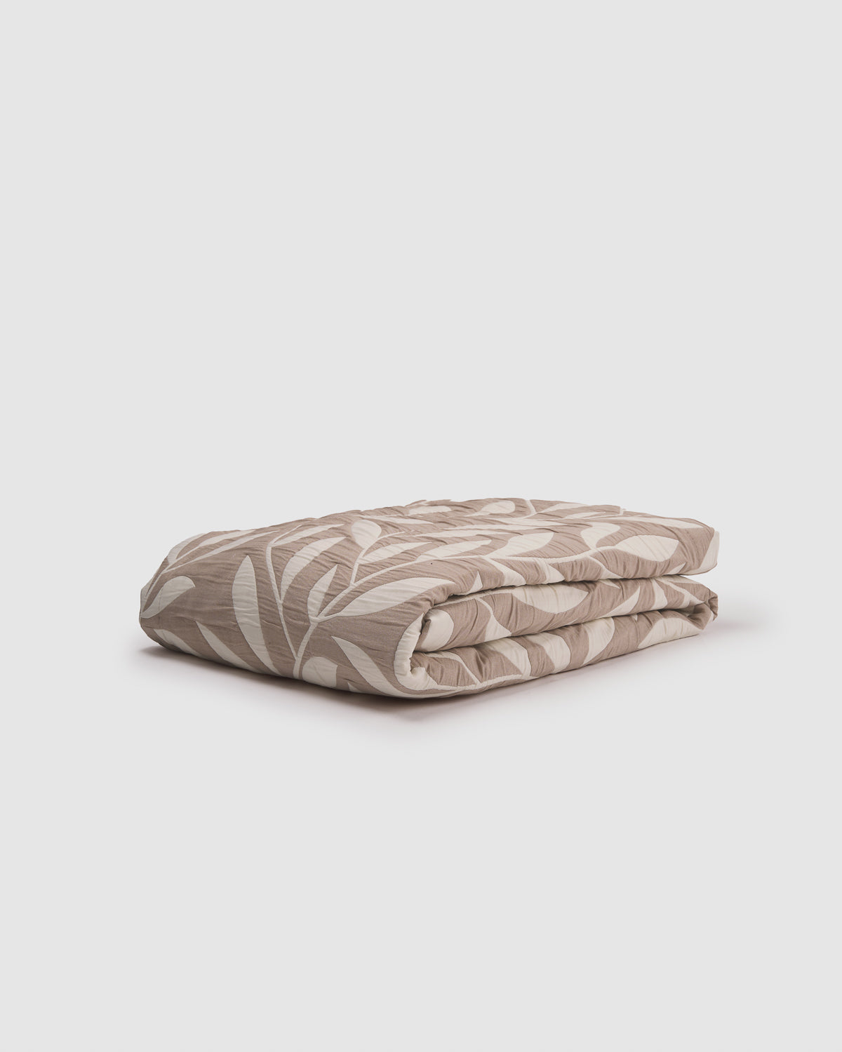 Colcha doble tela jacquard avelia arena