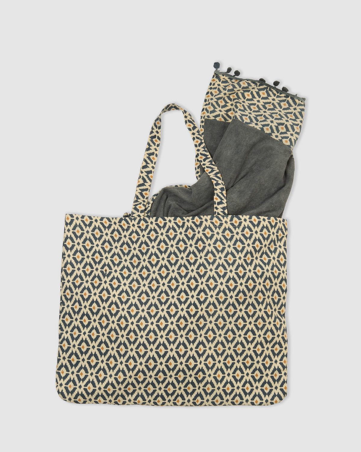 Pack bolso + toalla pareo waterloo azul