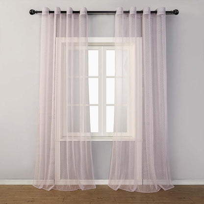 Pink Plumeti Curtain